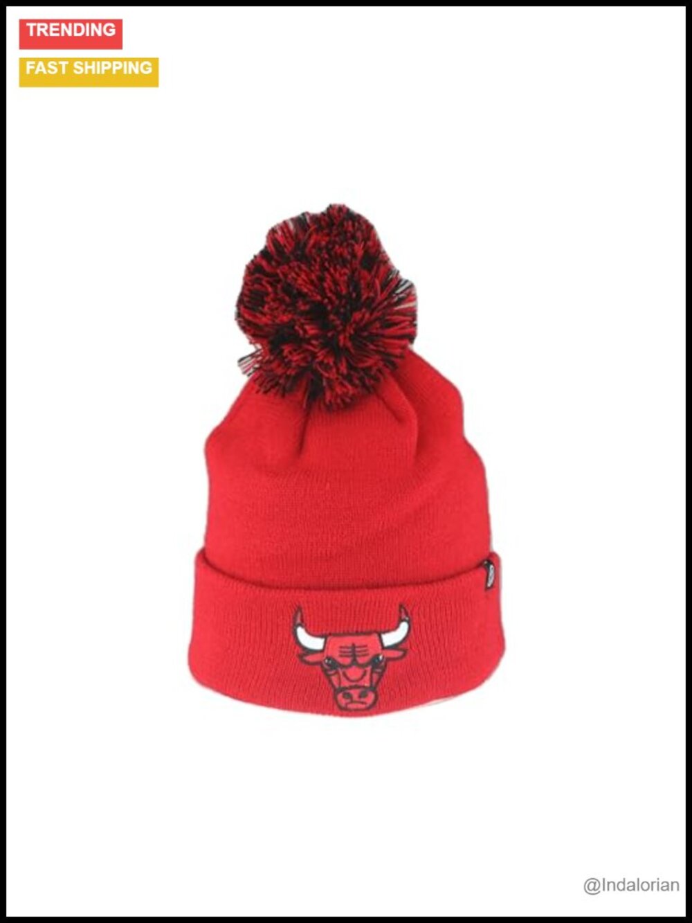 Youth NBA Chicago Bulls Pom Beanie Knit Hat